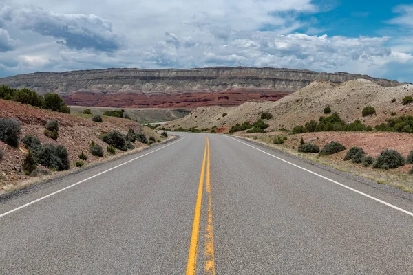 Road Leading Bighorn Mountain Recreation Area Northern Wyoming — Stock Photo, Image