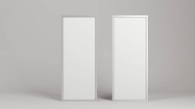 Boş boş stand booth mock-up şablonu.