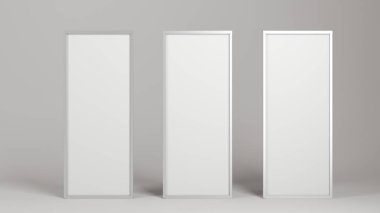 Boş boş stand booth mock-up şablonu.