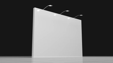 Zemin afiş 2 x 3 metre. Boş şablon. Mockup