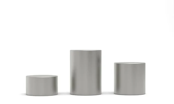 Kazananlar podyum, Kaide arka planda izole. 3B render