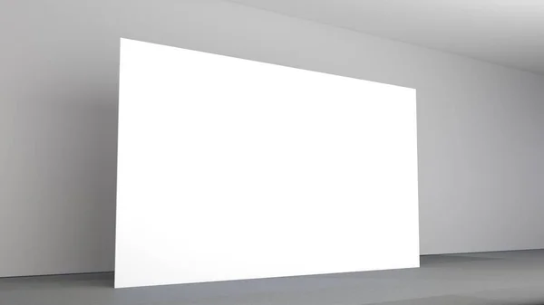 방 안의 흰 배경 과 벽에 회색 페인트가 묻어 있는 — 스톡 사진