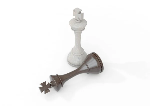 Reyes de ajedrez — Foto de Stock