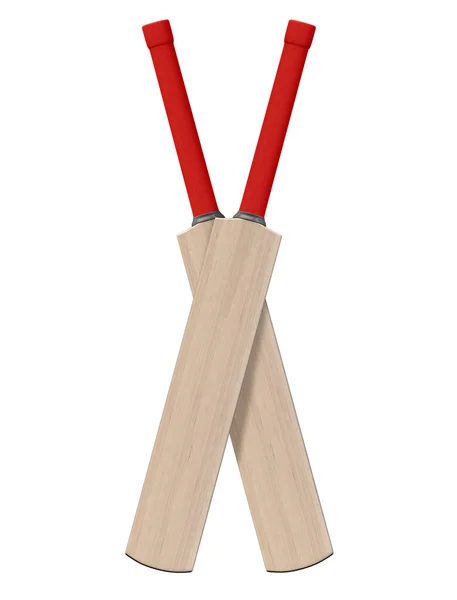 Cricket Bat Crisscross — Stock Photo, Image