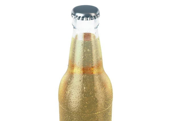 含冷凝的酒精瓶装产品 — 图库照片