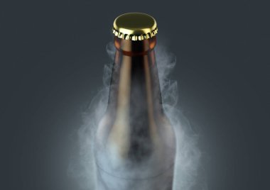 yoğunlaşma bira şişesiyle