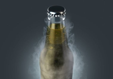 yoğunlaşma bira şişesiyle