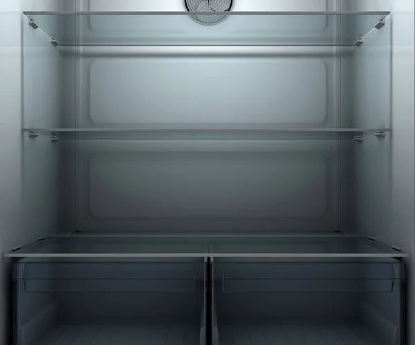 Fridge Interior Dark — Stock Photo, Image