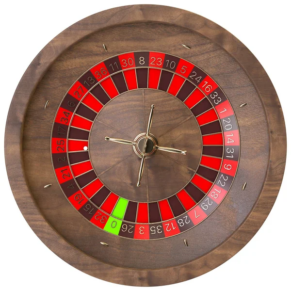 Primo piano della ruota della roulette — Foto Stock