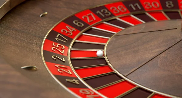 Roulette Wheel Closeup — Stock Photo, Image