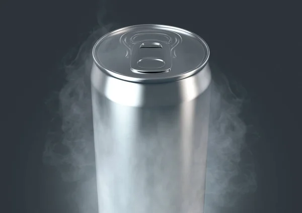 冷凍アルミニウム缶 — ストック写真