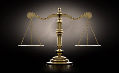 Scales Of Justice Dramatic clipart