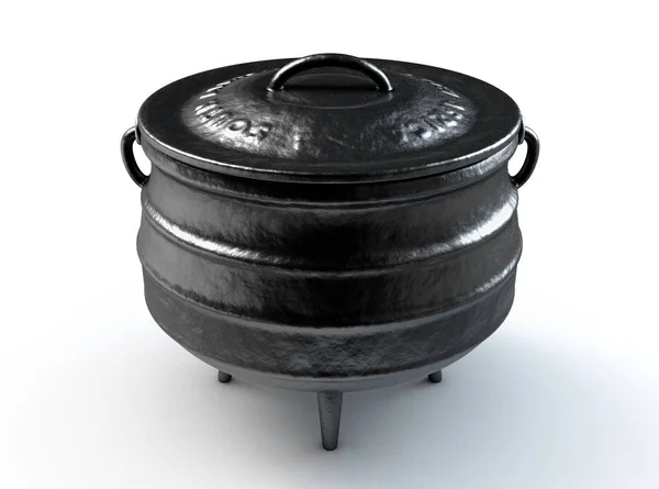 Dél-afrikai Potjie pot — Stock Fotó