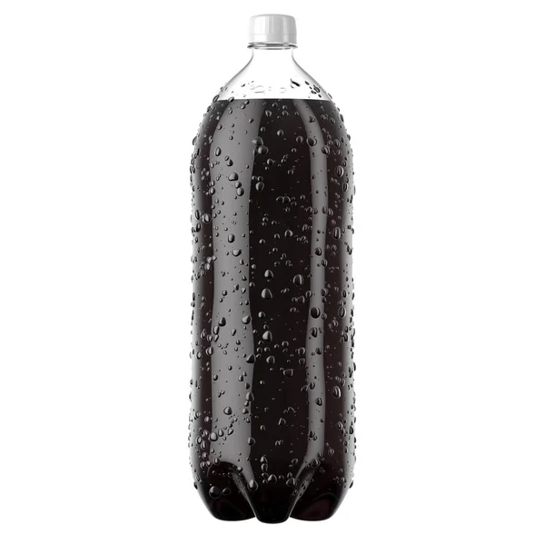Garrafa plástica carbonatada do refresco — Fotografia de Stock