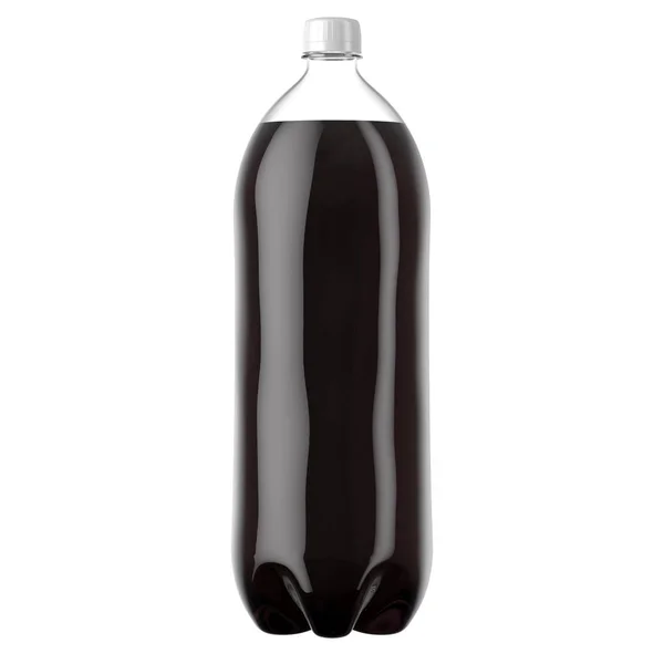 Ανθρακούχα μαλακά ποτά πλαστικό μπουκάλι — Φωτογραφία Αρχείου