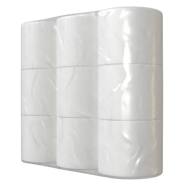 Toilettenpapierverpackungen — Stockfoto