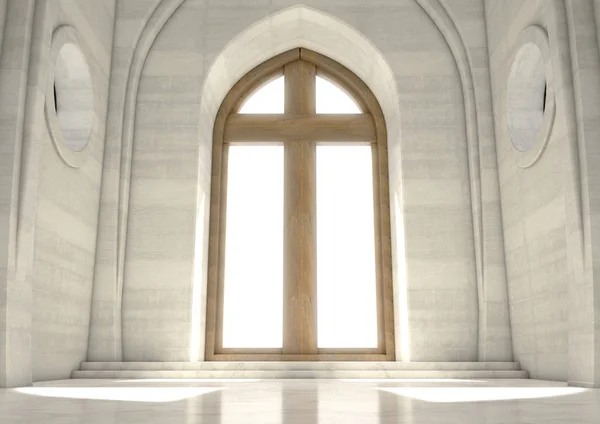 Ventana decorativa de la iglesia —  Fotos de Stock