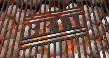 Kömür Yangın Ve Braai Izgara