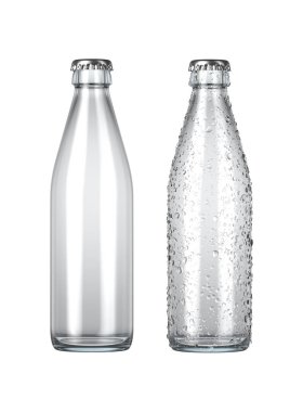 Boş Berrak Bira Şişesi