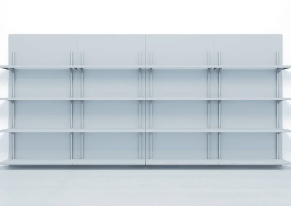 Supermarket Shelf Facade — Stock Photo, Image