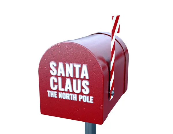 Santa mailbox — Stockfoto