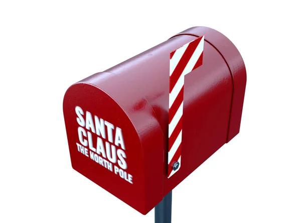 Santa mailbox — Stockfoto