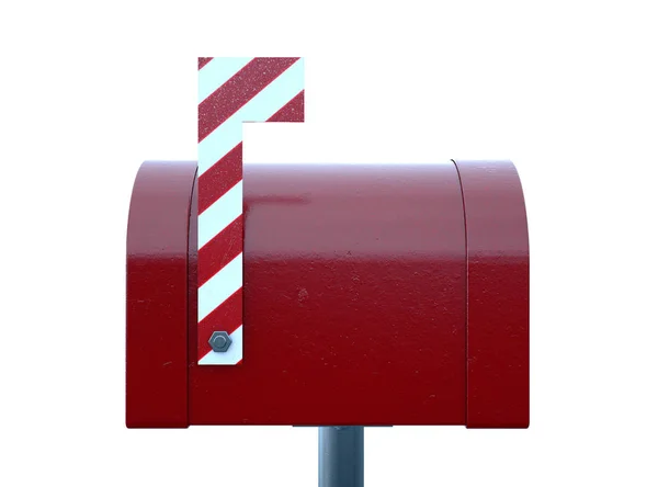 Weihnachtsmann-Briefkasten — Stockfoto