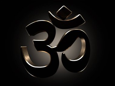 Hindu Aum Sembolü Döküm