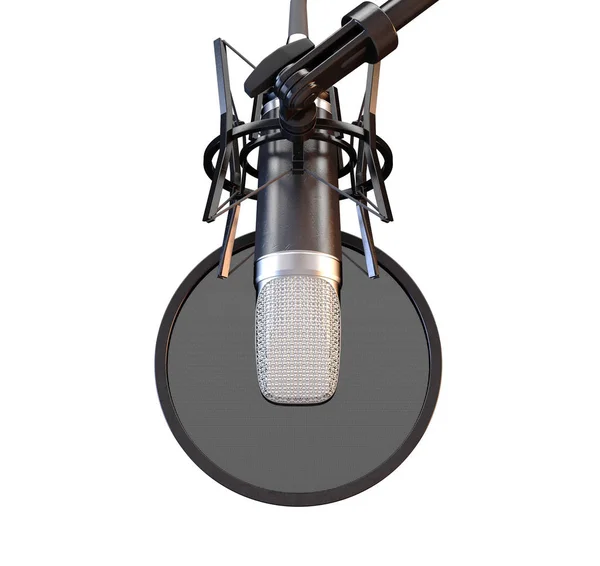 Hanging Condenser Microphone — Stock Photo, Image