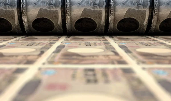 Printing Japanese Yen Notes