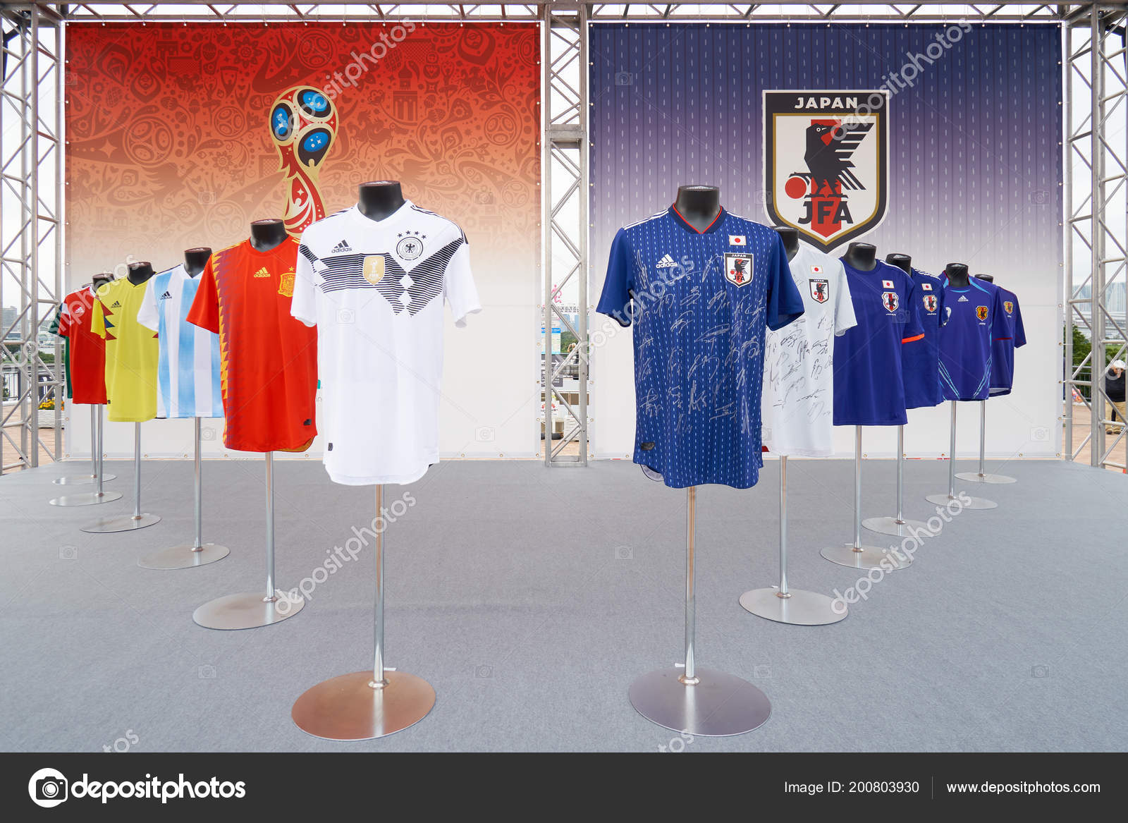 Japan National Team Other National Teams 18 World Cup Which Stock Photo C Zasabe