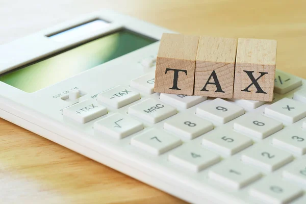 Platba Roční Příjem Tax Rok Kalkulačce Použít Jako Pozadí Obchodní — Stock fotografie