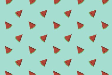 Dijital sanat karpuz, resim, medya reklam için bir arka plan resmi olarak yeşil arka plan kullanılır ışık