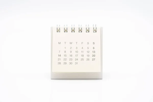 Um calendário do mês. usando como conceito de negócio de fundo um — Fotografia de Stock