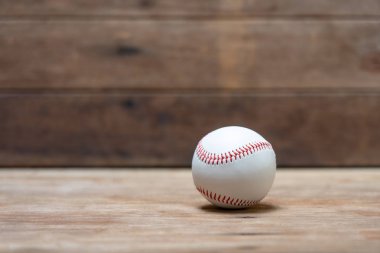 Soyut arka plan ve kırmızı dikiş beyzbol beyzbol. Whit