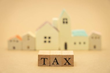 Arka plan iş conc olarak yıl için Yıllık gelir (Vergi) ödeyin