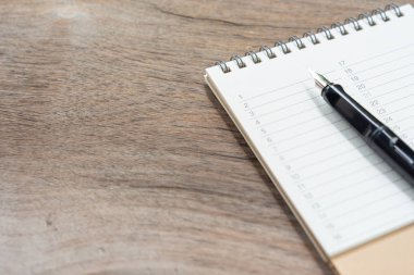 Bir Kitap Sıralaması (liste). arka plan iş konsepti olarak kullanarak ve 