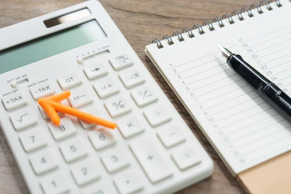 Teclado TAX botón Para el cálculo de impuestos. Fácil de calcular. en Whi — Foto de Stock