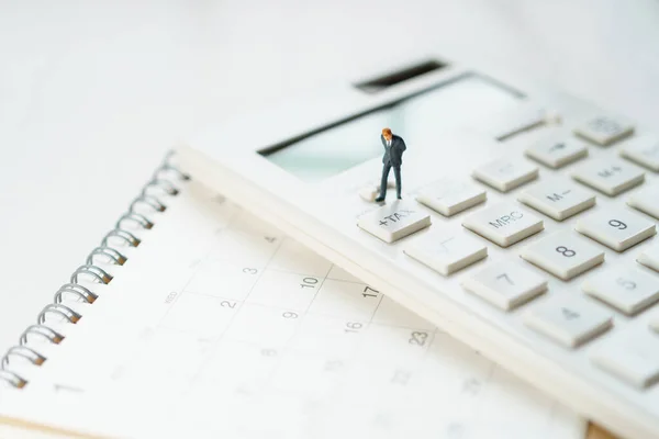 Minijobber Zahlen Das Jahreseinkommen Steuern Für Das Jahr Auf Dem — Stockfoto