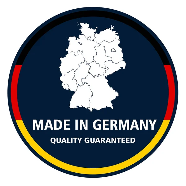 Made Germany Qualitätsstempel Vektorillustration — Stockvektor