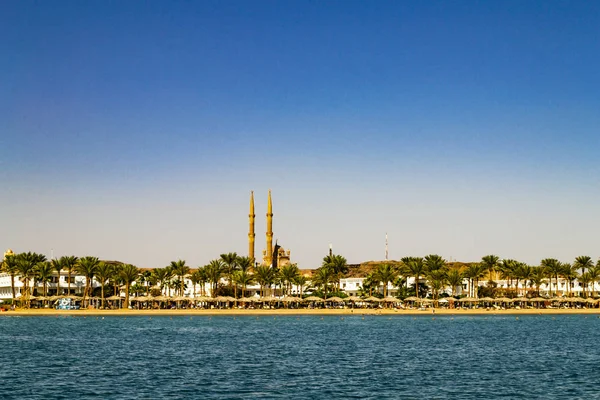 Sharm Sheikh Egipt Vedere Scenică Orașului Trom Golful — Fotografie de stoc gratuită