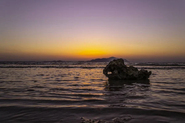 Nascer Sol Colorido Sobre Mar Vermelho Egito — Fotografia de Stock