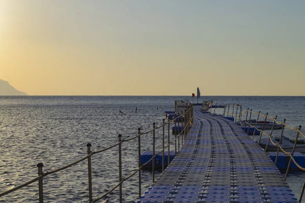 Molo Pobřeží Rudého Moře Sharm Sheikh Egypt — Stock fotografie zdarma