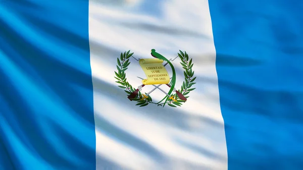 Guatemala Flag Waving Flag Guatemala Illustration Guatemala City — Stock Photo, Image