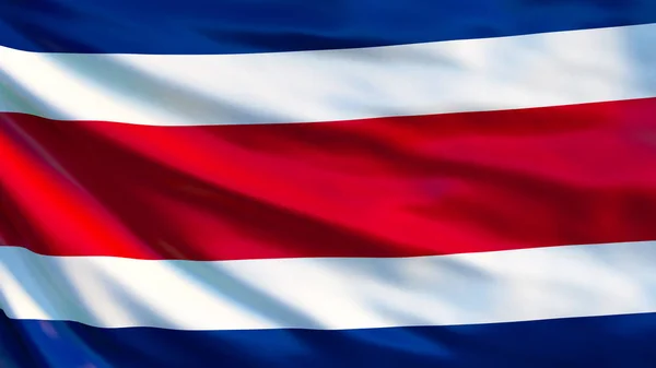 Costa Rica Flagget Flagget Til Costa Rica Illustrasjon San Jose – stockfoto