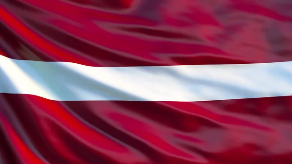 Σημαία Λετονίας Κυματίζει Σημαία Της Λεττονίας Απεικόνιση Ρίγα — Φωτογραφία Αρχείου