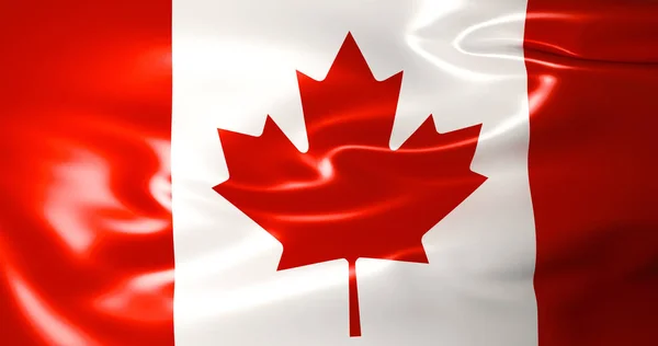 Canada Vlag Wind Illustratie Kwaliteit — Stockfoto