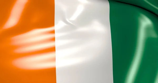 Прапор Ірландії Вітрі Розмахуючи Прапором Ірландії Ілюстрації Якість Дублін — стокове фото