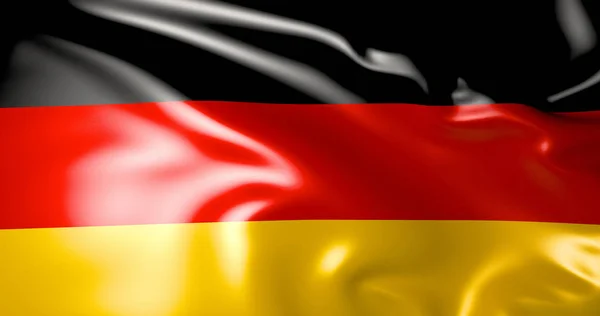 Duitsland Vlag Wind Illustratie Berlijn Hamburg Dortmund München Keulen Frankfurt — Stockfoto