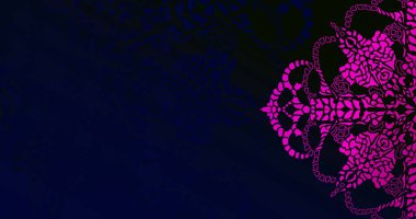 Vektör mandala desen. Yaratıcı renkli doodle kroki